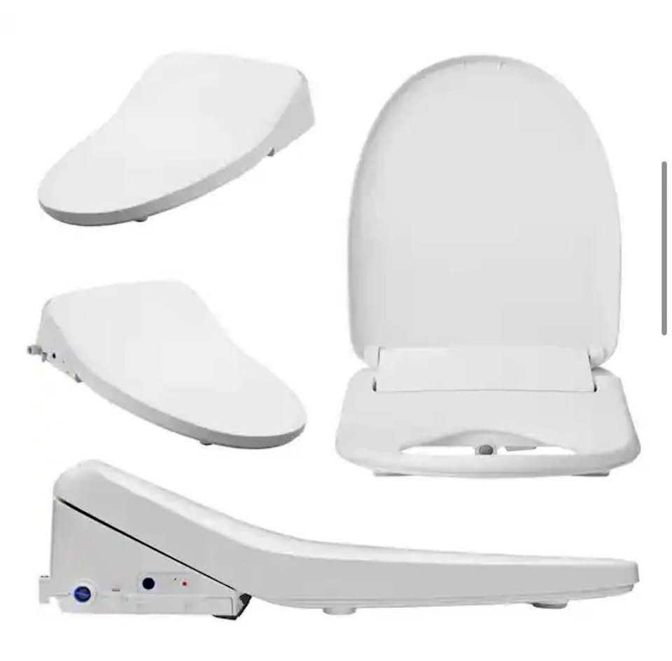 BIO BIDET HD-7500 Electric Bidet Seat for Elongated Toilets with remote control (White)