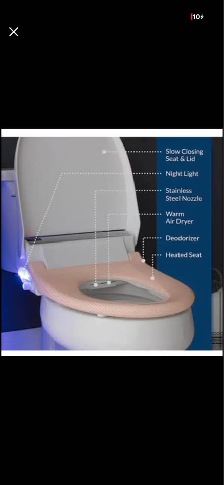 BIO BIDET Bliss BB-2000 Electric Bidet Seat White Elongated Bidet Seat
