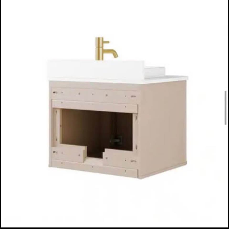 Miravaux 24 in. Flaxen Beige Bath Vanity