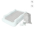 Regalo Inflatable Toddler Travel Bed with Safety Rails, Air Pump & Carry Bag, White