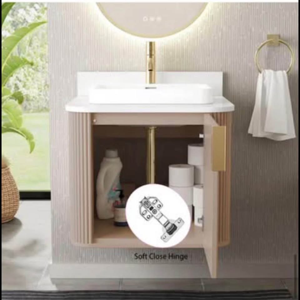 Miravaux 24 in. Flaxen Beige Bath Vanity