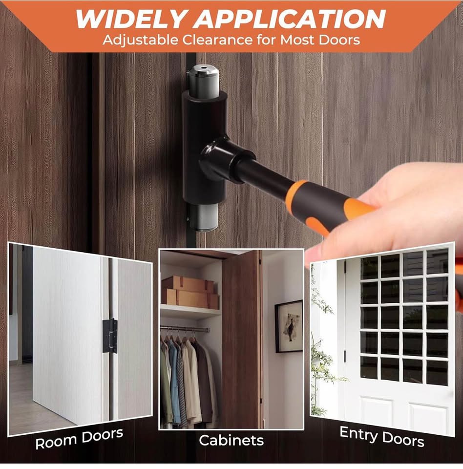 Swozzto Door Hinge Gap Adjusting Tool Kit – 4 Sizes Heavy Duty Door Alignment Wrench