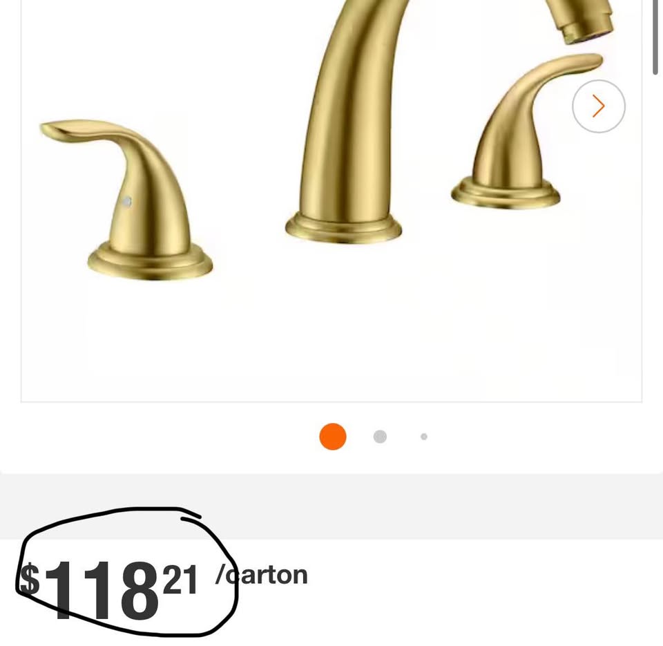 SUMERAIN 2-Handle Roman Tub Faucet Black & Gold