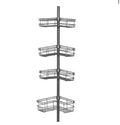 Glacier Bay Tension Pole Corner Shower Caddy in Satin Nickel