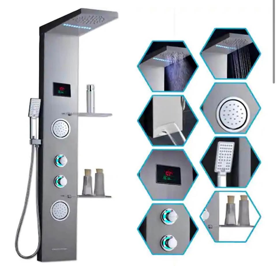 ELLO&ALLO 52” LED Shower Panel System
