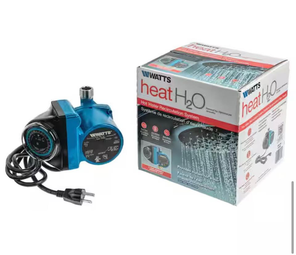 Watts Hot Water Recirculation System w/ 24Hr Programmable Timer