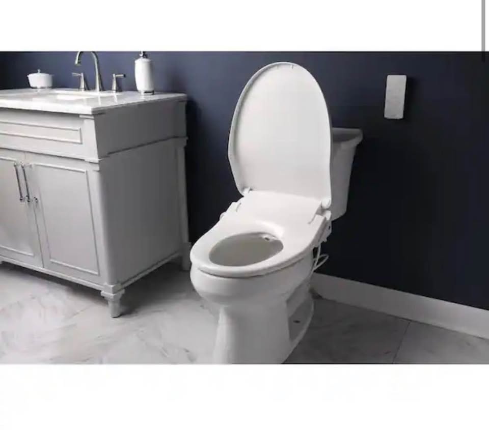 BIO BIDET HD-7500 Electric Bidet Seat for Elongated Toilets with remote control (White)