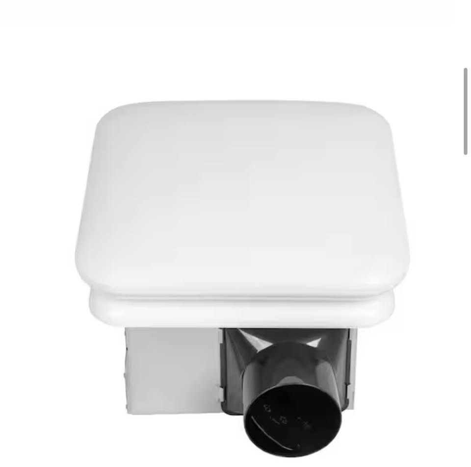 Commercial Electric 50 CFM Bathroom Exhaust Fan w/ LED Light & Night Light, ENERGY STAR