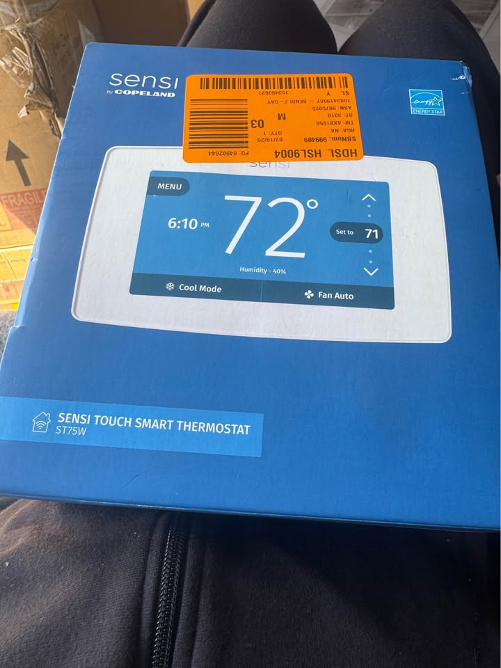 Copeland Sensi Touch WiFi Smart Thermostat w/ Color Display