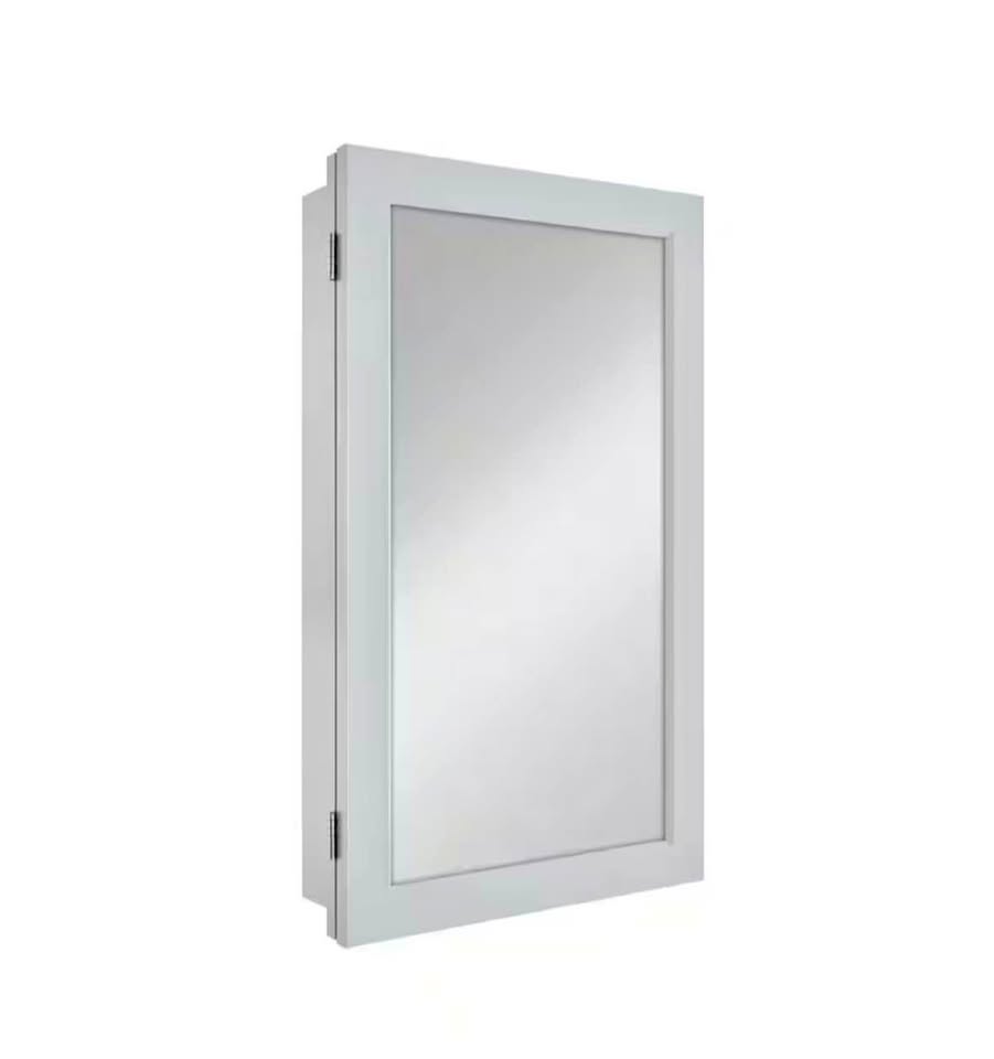 Glacier Bay Medicine Cabinet 26” x 15” – Mirror, Wall/Recessed Mount (Gray)