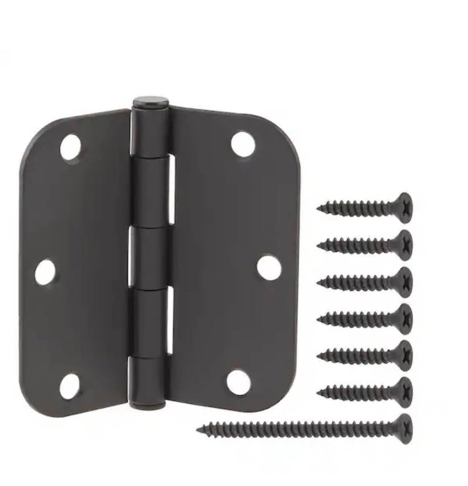 Everbilt 24-Pack Oil-Rubbed Bronze Door Hinges 3.5” x 5/8”
