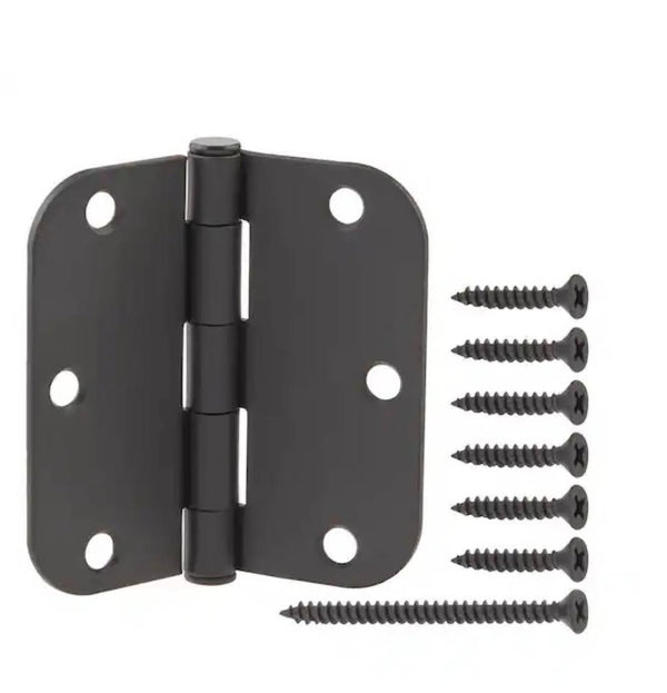 Everbilt 24-Pack Oil-Rubbed Bronze Door Hinges 3.5” x 5/8”