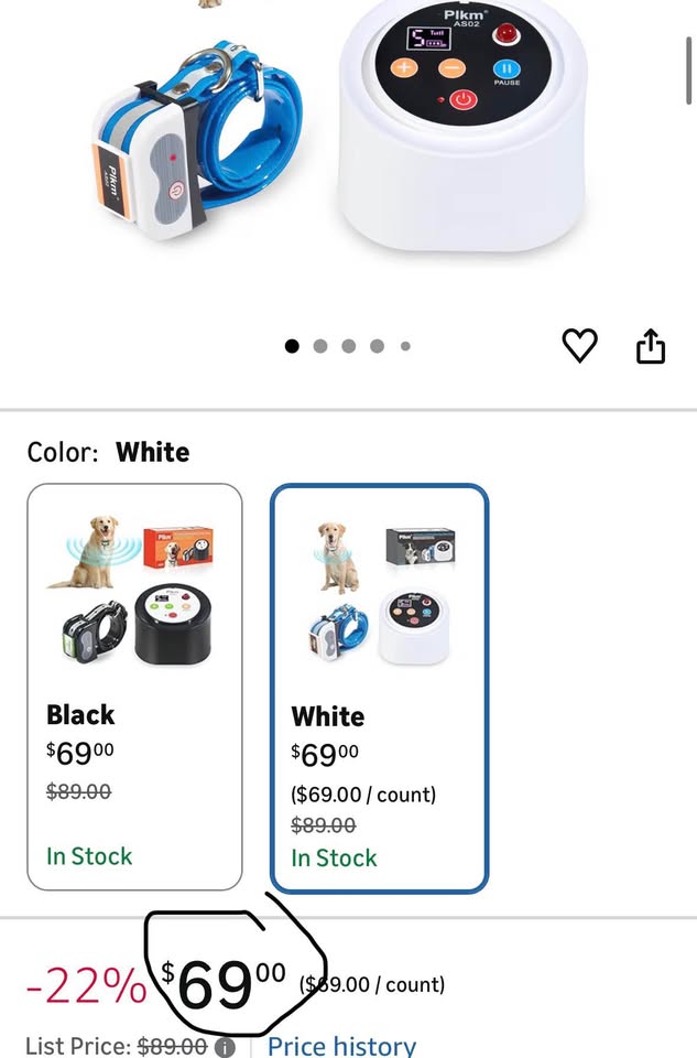Plkm Wireless Dog Fence – 2025 Smart Electric Pet Containment with 360° Signal & Battery Display