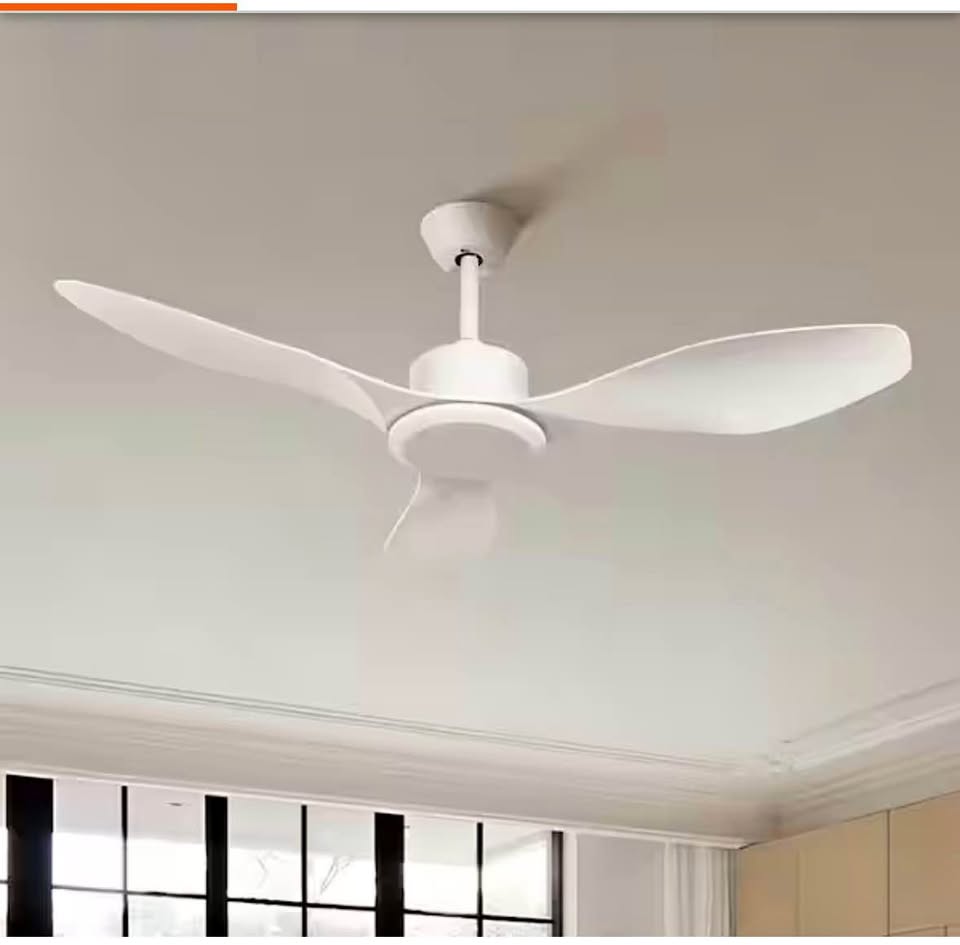 TOZING 48” Smart White Ceiling Fan w/ Remote