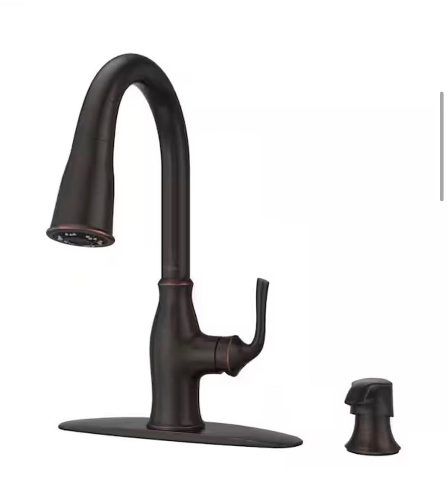 Pfister Rosslyn Pull-Down Kitchen Faucet Tuscan Bronze