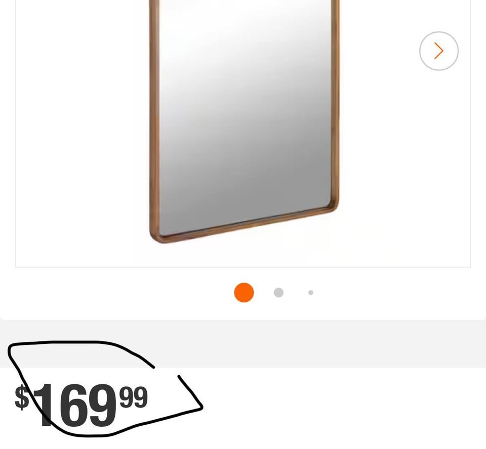 Kate & Laurel Valenti Mid-Century Framed Wall Mirror