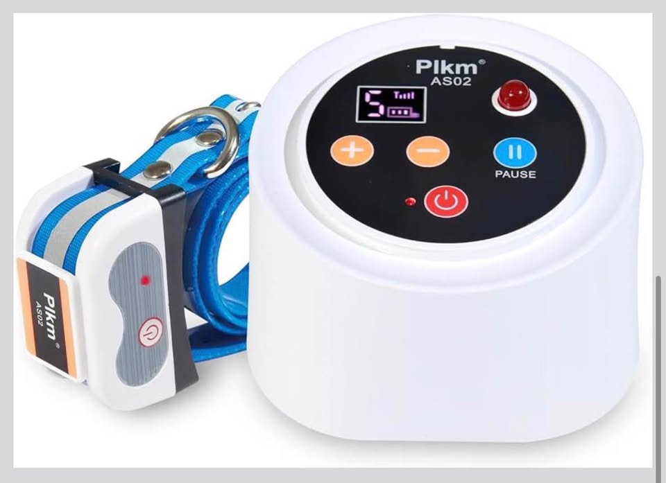 Plkm Wireless Dog Fence – 2025 Smart Electric Pet Containment with 360° Signal & Battery Display