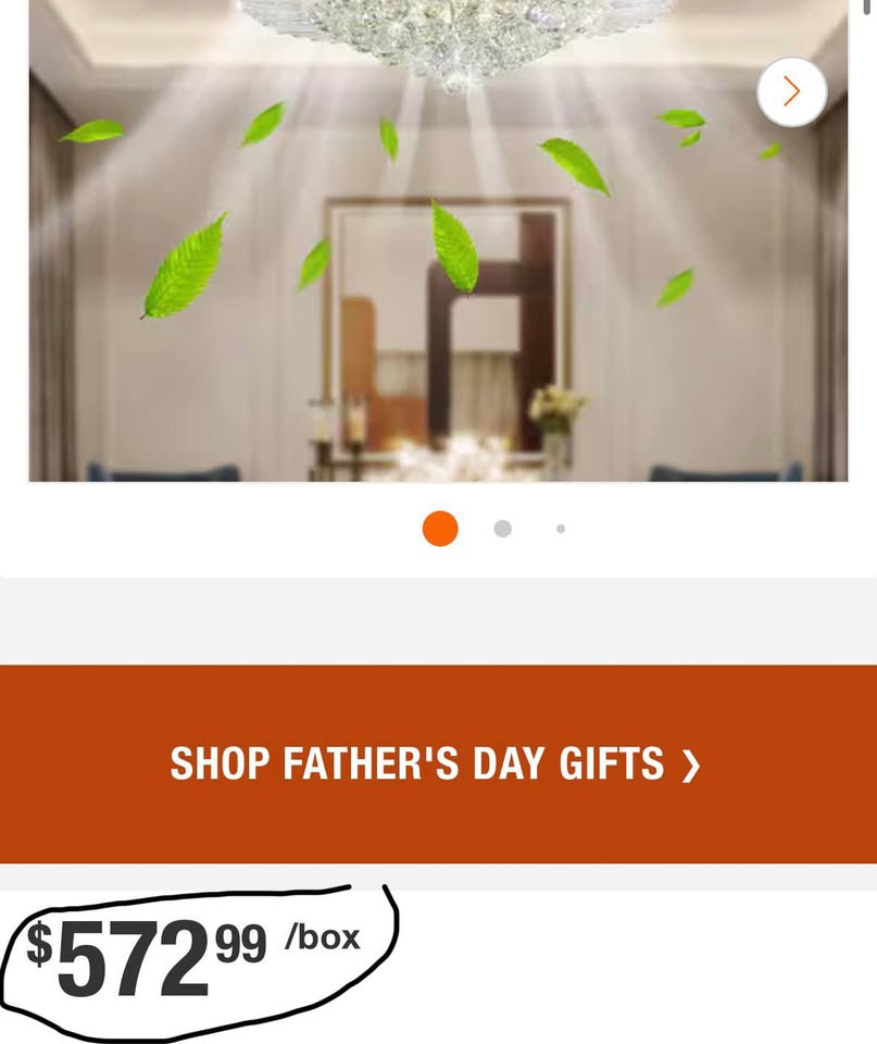 Pacific Core 52” Chrome Crystal Fandelier Fan w/ LED & Remote
