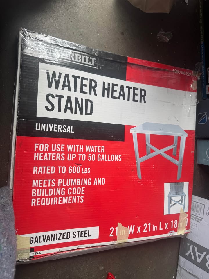 Everbilt 21 in. Galvanized Steel Water Heater Stand
