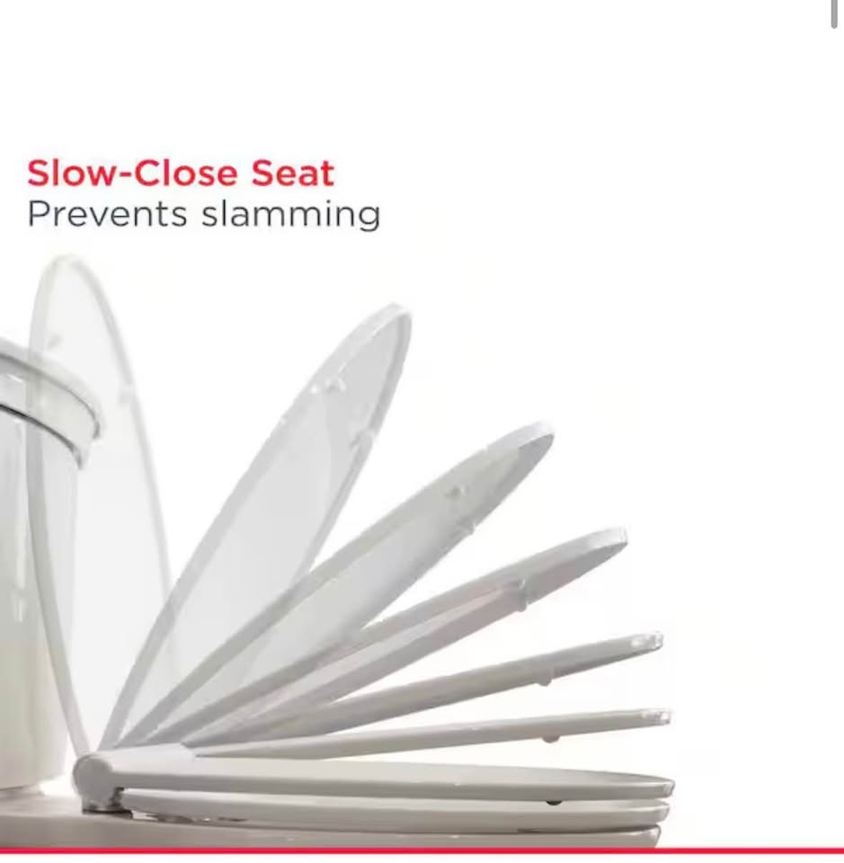 American Standard Champion 4 Round Slow Close Toilet Seat in Linen