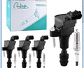 UF491 Ignition Coil Pack & XP5263 Spark Plugs Kit 4PCS