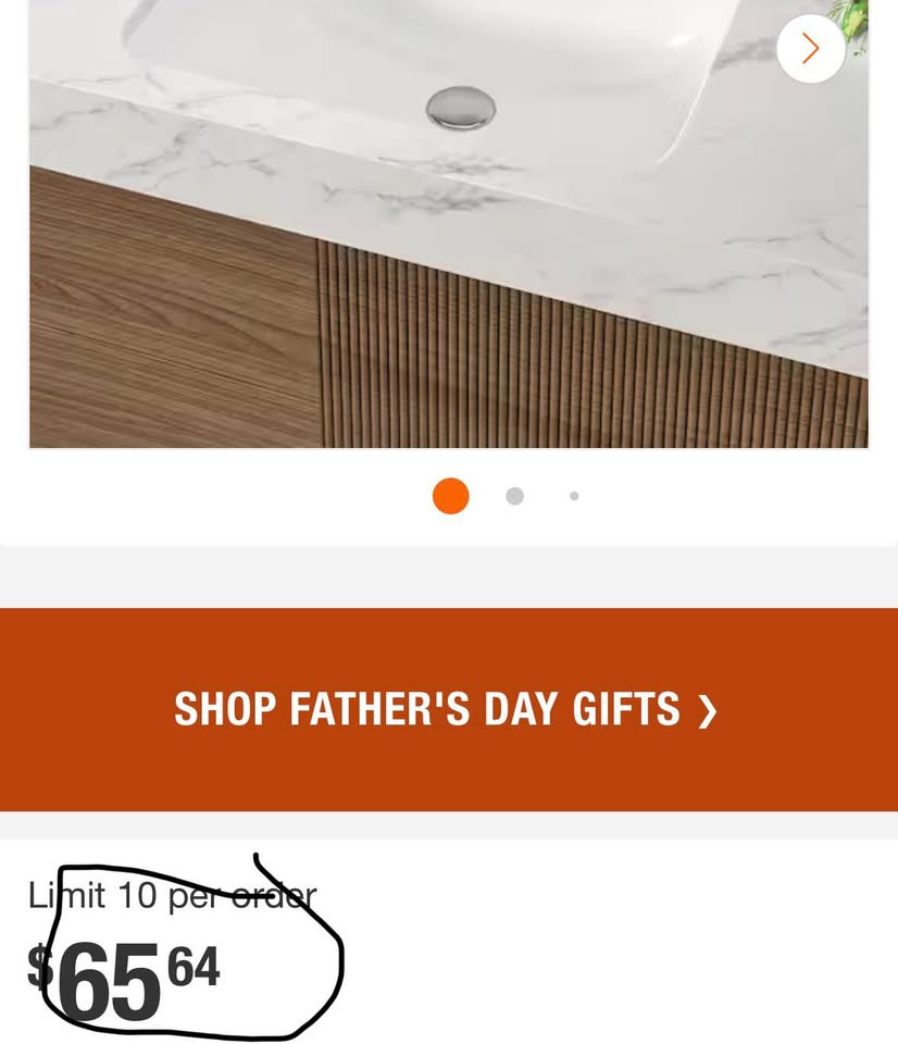 Glacier Bay 22” White Rectangular Undermount Bathroom Sink w/ Overflow