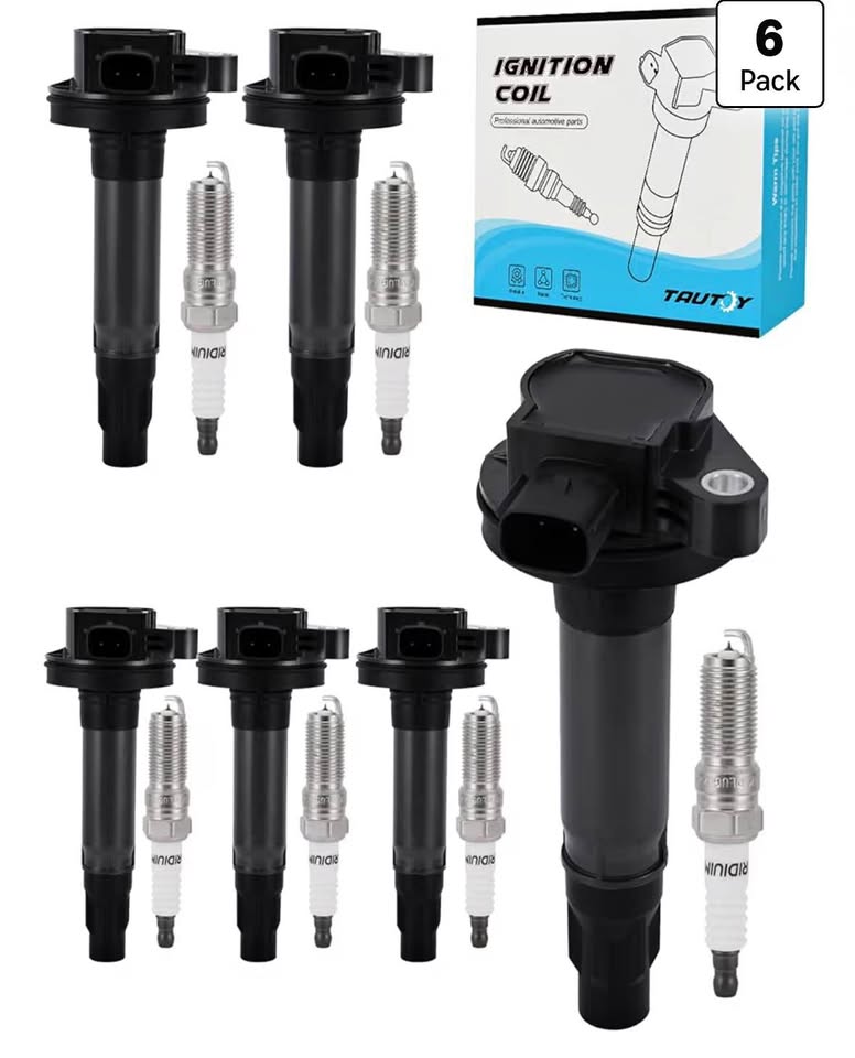 UF553 DG520 Ignition Coil Pack & Iridium Spark Plugs Kit 6PCS