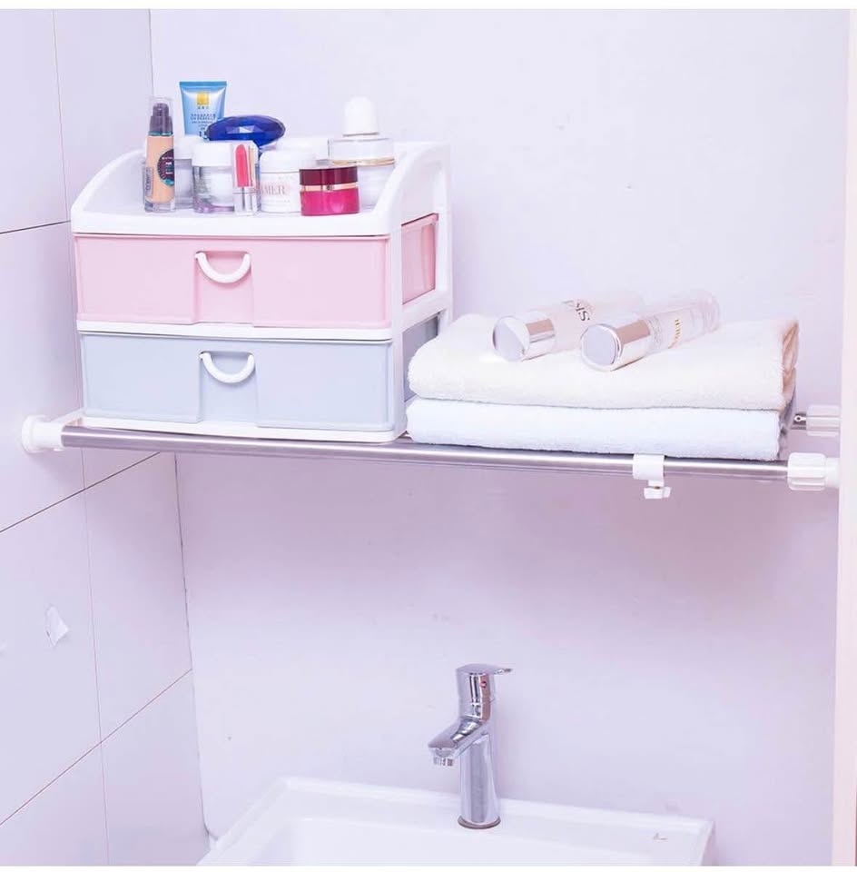 Hershii Expandable Closet Shelf Rod Adjustable Storage Organizer