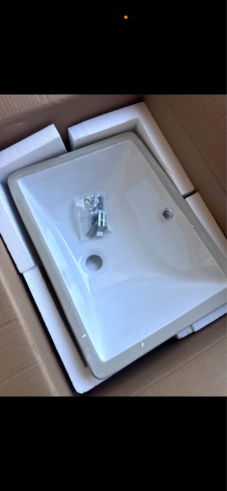 Eridanus Denbigh 18”x13” Undermount Bathroom Sink – White