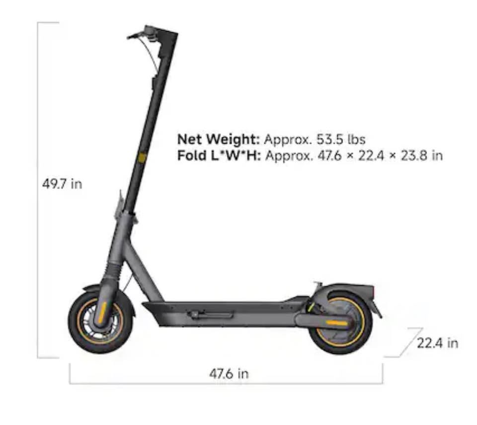 Segway Ninebot Max G2 Scooter - 43 Mile Range