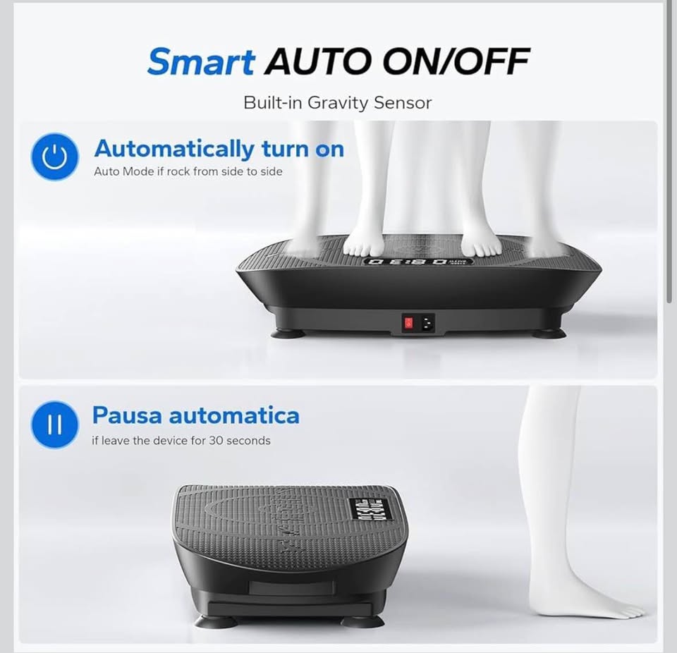 MERACH Vibration Plate Exercise Machine w/ Bluetooth for Full Body Workout