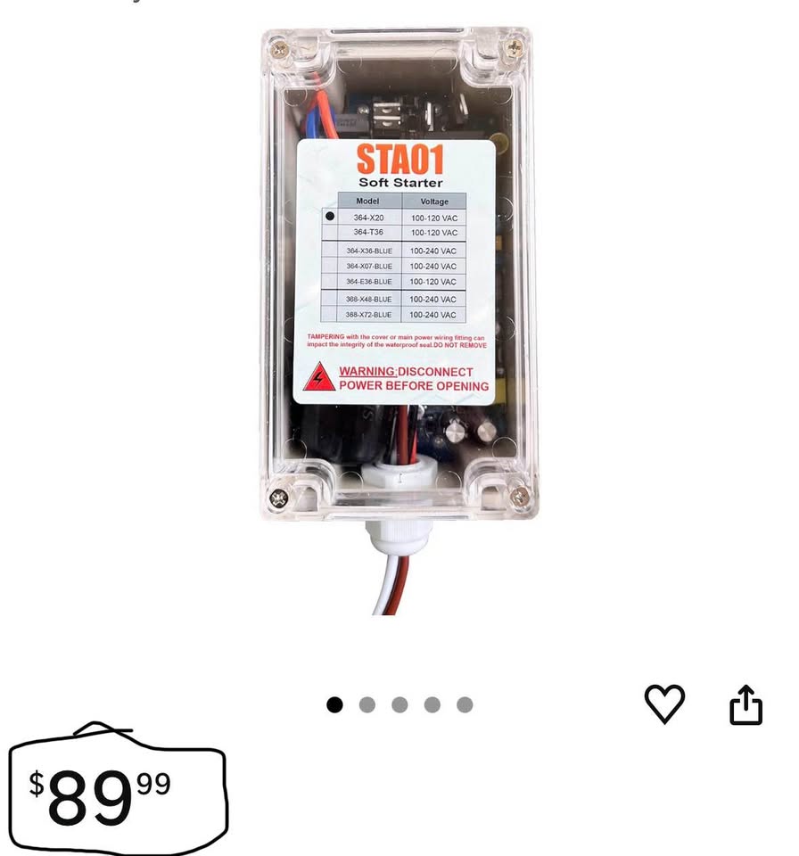 iFJF 364 Soft Start Kit 368 for RV A/C – Smooth Compressor Start on Small Generators