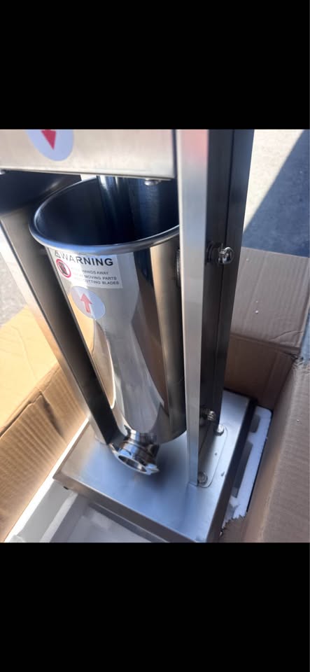 VEVOR 11 lb Vertical Sausage Stuffer, Dual-Speed, Stainless Steel, 5 Tubes