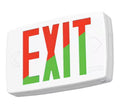 Lithonia Lighting LQM LED Exit Sign 120-277V White Red/Green