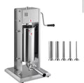 VEVOR 11 lb Vertical Sausage Stuffer, Dual-Speed, Stainless Steel, 5 Tubes