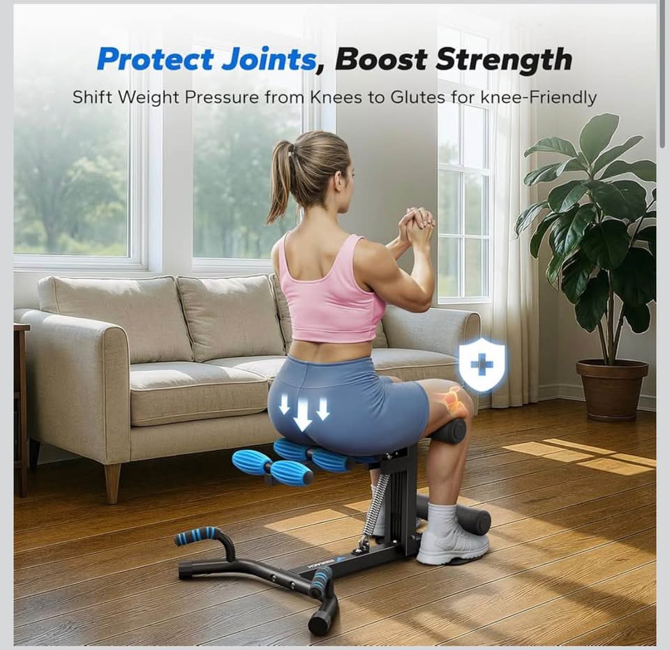 MERACH Adjustable Deep Squat Machine with Push-Up Board