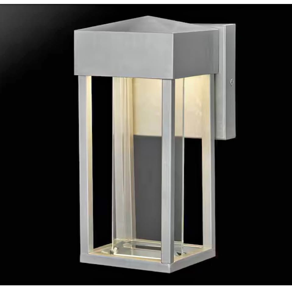 Globe Electric Bowie Industrial LED Outdoor Wall Sconce – Galvanized Steel