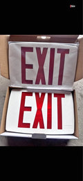 Lithonia Lighting LQM LED Exit Sign 120-277V White Red/Green
