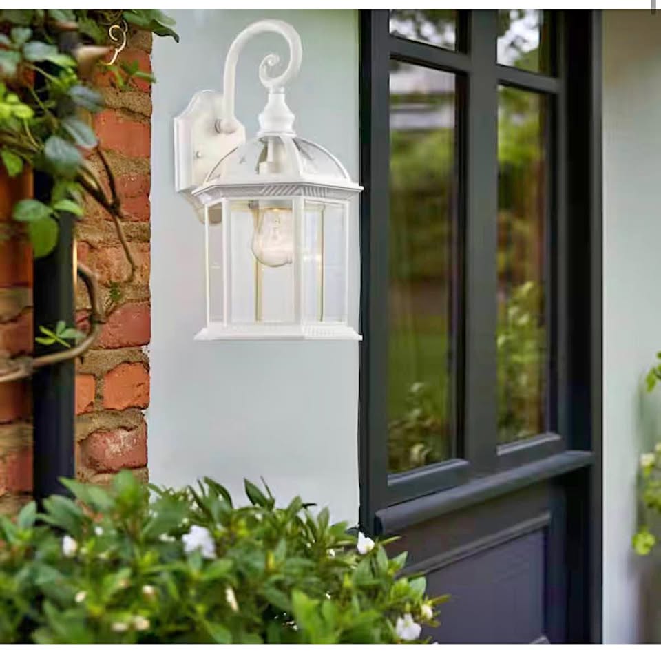 Bel Air Wentworth White Outdoor Wall Light