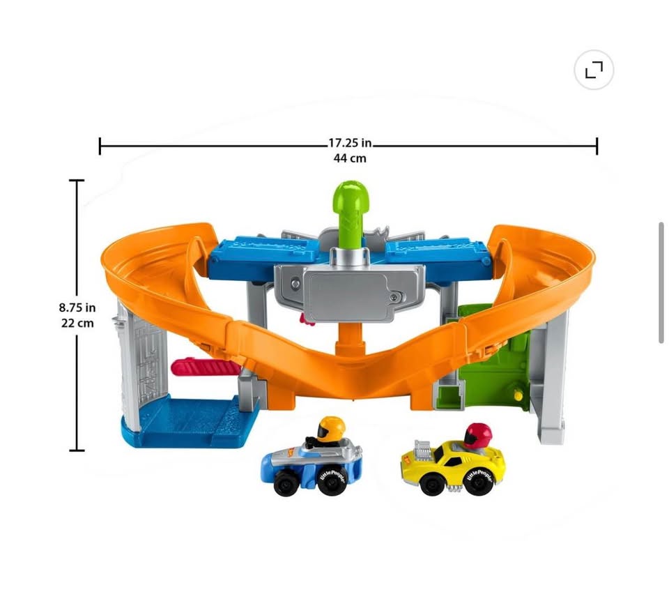 Fisher-Price Little People Hot Wheels Race Track