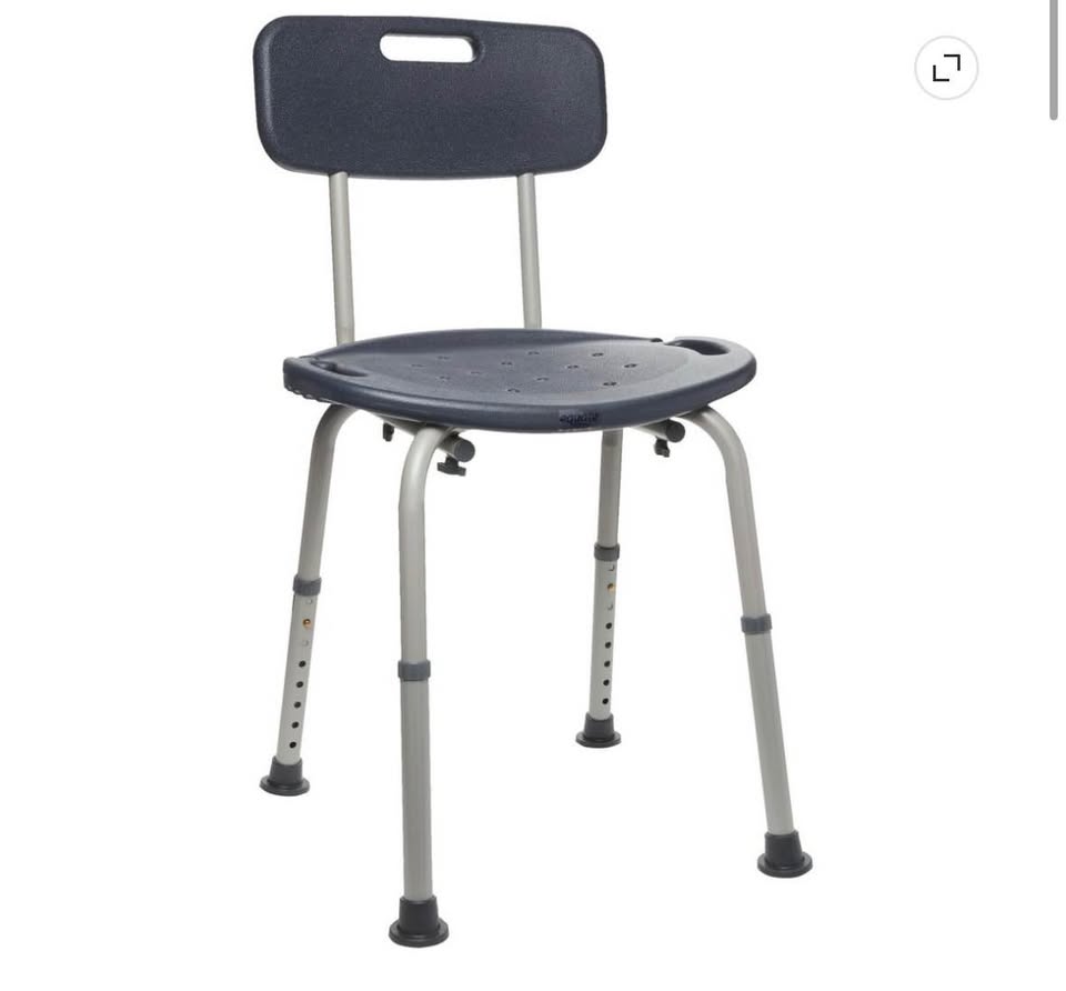 Equate Bath Chair and Shower Chair with Back
