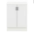 Glacier Bay 25” White Bathroom Vanity w/ Marble Top