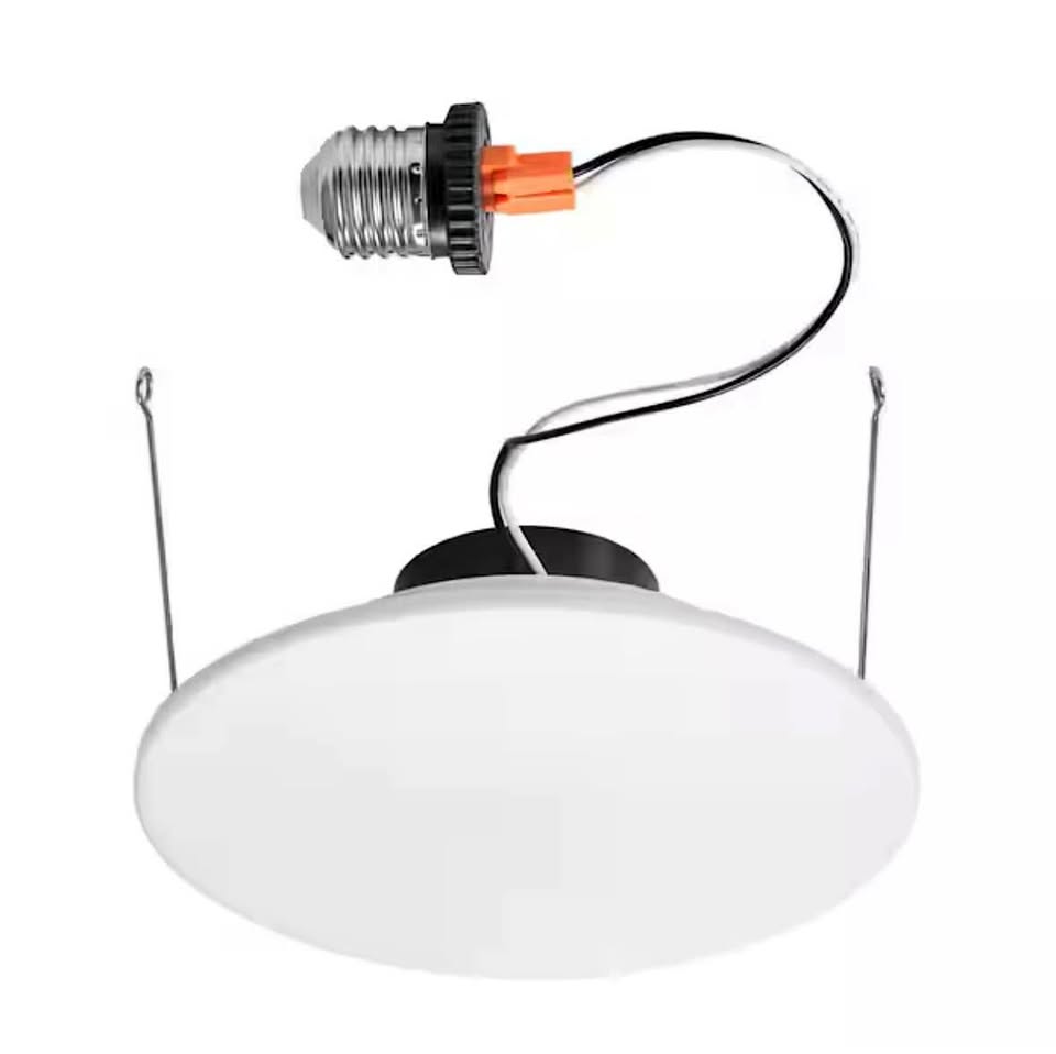 Commercial Electric 6” LED Recessed Retrofit Light, Adjustable CCT