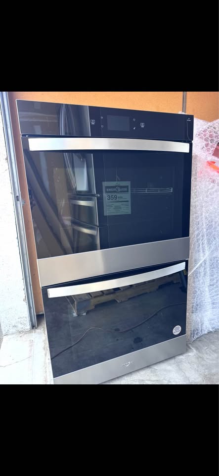Whirlpool 30” Smart Double Wall Oven w/ Air Fry - Stainless