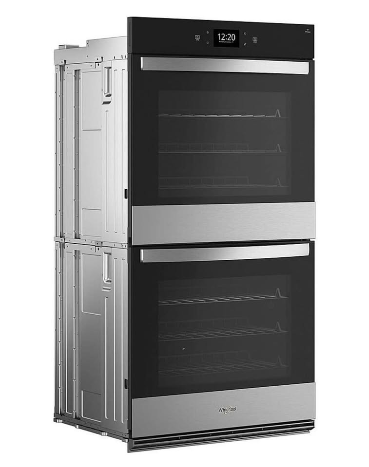 Whirlpool 30” Smart Double Wall Oven w/ Air Fry - Stainless