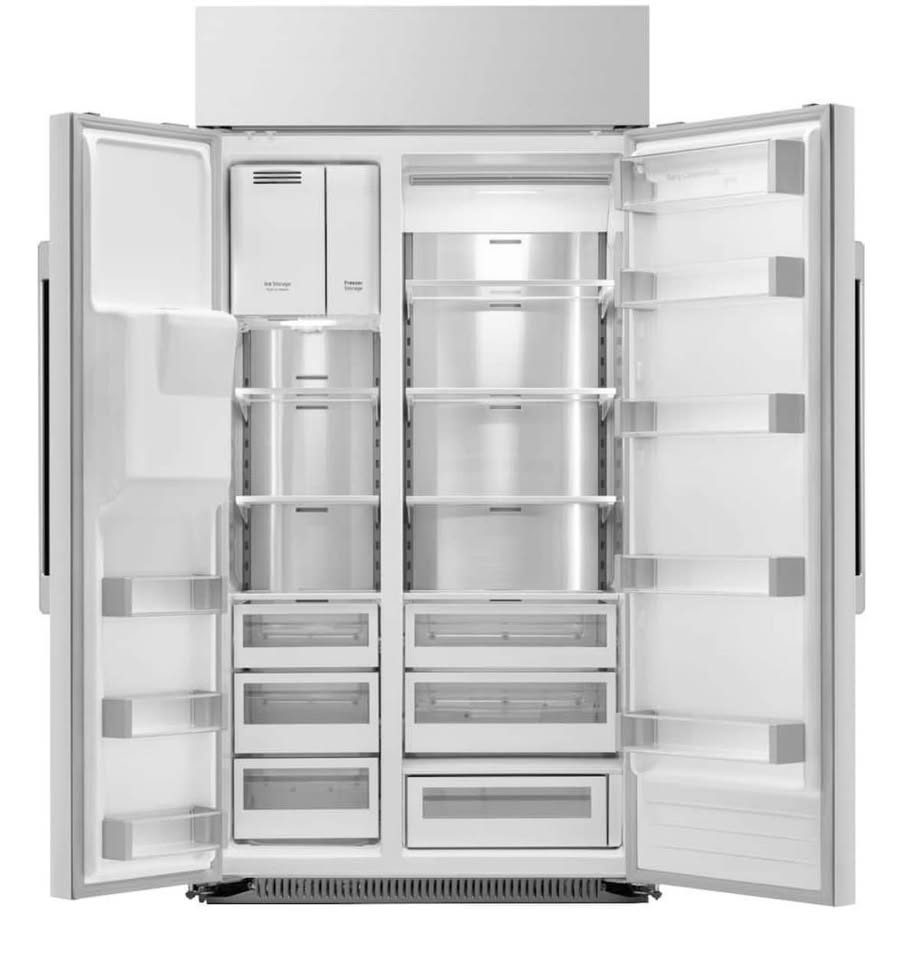 Dacor - 42 in. Wide 24.0 Cu. Ft. Side-by-Side Built-In Refrigerator with Precise Cooling and Externa