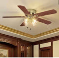 Hampton Bay Carriage House 52” Polished Brass Ceiling Fan w/ LED Light & Reversible Blades