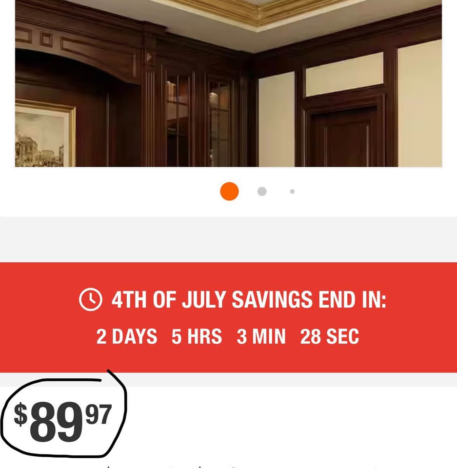 Hampton Bay Carriage House 52” Polished Brass Ceiling Fan w/ LED Light & Reversible Blades