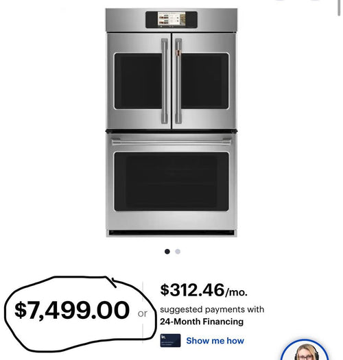 Café 30” Smart Double Wall Oven