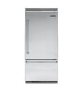 Viking 36” Built-In Bottom-Freezer Refrigerator, Stainless Steel
